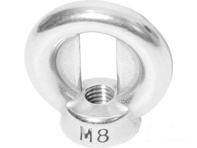 M8 Metallöse aus rostfreiem Stahl