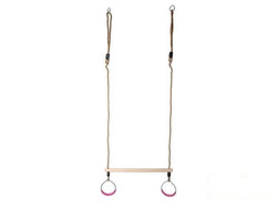 Gymnastisches Trapez mit runden Reifen