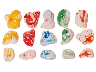 Klettersteine S+M+L mehrfarbig (15 Stück) 