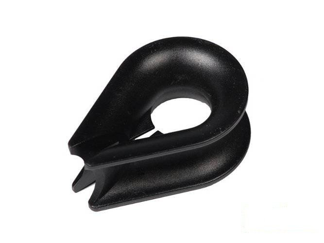 Kunststoffkausche offen klein rot