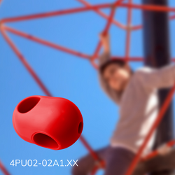 Einteiliger Kreuzverbinder für verstärkte Kabel ø16mm