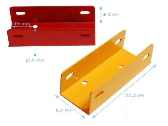 C-Stück für eine federbelastete Wippe