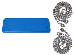 Gummischaukel + Satz verzinkte Ketten 5mm - 1,8m