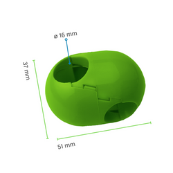 Kreuzverbinder für 16 mm Seil