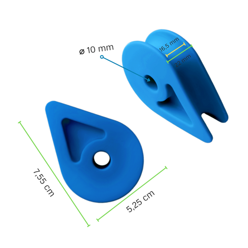 Passfedernut mit Bohrung M10