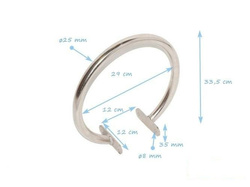Edelstahlgriff für Schwebebalken Ø240 
