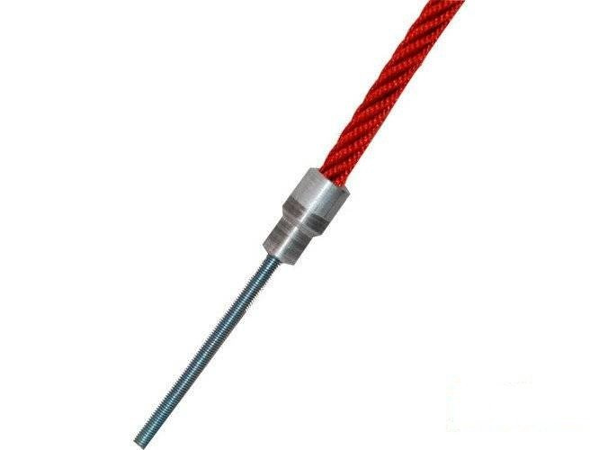 Aluminiumklemmring mit Gewinde M10 ø 16 mm