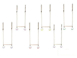 Gymnastisches Trapez mit runden Reifen