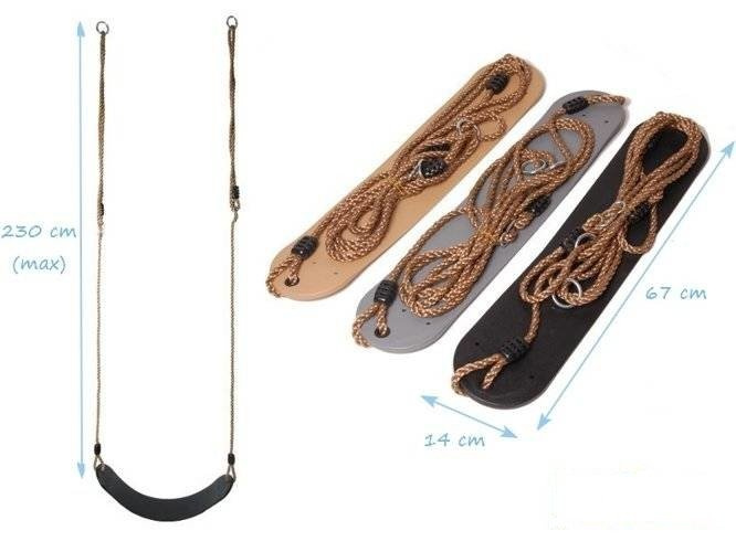 Elastischer Schaukelsitz aus Kunststoff