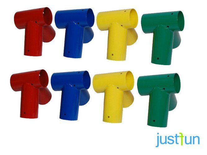 2 x Balkenanschluss Ø100 mm, 100°