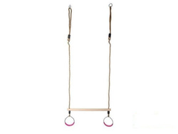 Gymnastisches Trapez mit runden Reifen