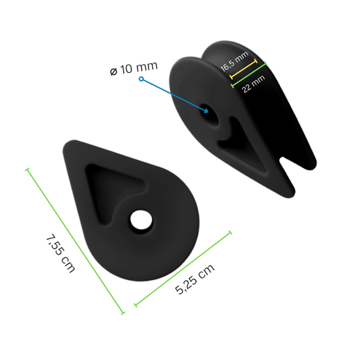 Passfedernut mit Bohrung M10