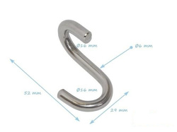 Stecker S für 16 mm verstärktes Kabel