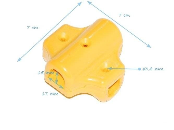 Stecker X für verstärkte Kabel ø16 mm