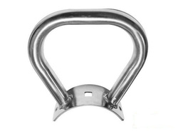 Griff für Wippe für Rundholz 120mm und 140 mm, Edelstahl