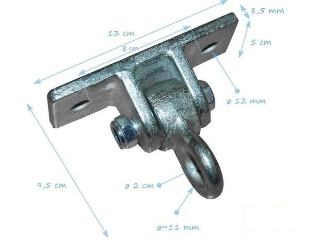 Schaukelhake typ "I" verzinkt