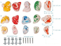 Klettersteine S+M+L mehrfarbig (15 Stück)