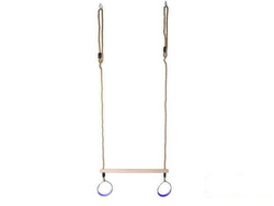 Gymnastisches Trapez mit runden Reifen