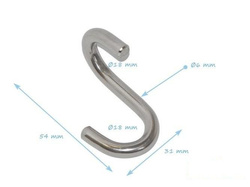 Stecker S für 18 mm verstärktes Kabel