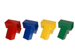 Rohrverbindungsstück für Kantholz 100 Grad