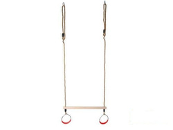 Gymnastisches Trapez mit runden Reifen