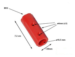 Kunststoffverbindung mit Gewinde 16 mm