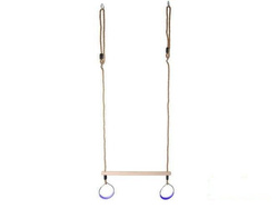 Gymnastisches Trapez mit runden Reifen