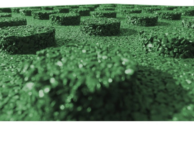 Gummimatte 500x500x35 mm