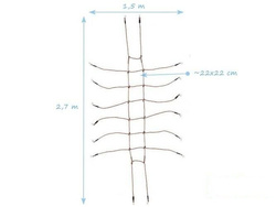 Kletternetz 150 x 270 cm