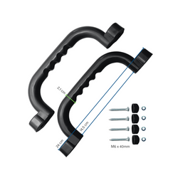 Kunststoffhandgriffe 250x75 mm 