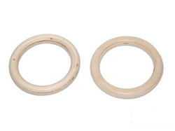 Gymnastikringe aus Holz (ohne Seile)