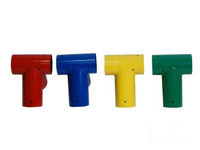 Rohrverbindungsstück für Rundholz 90 Grad