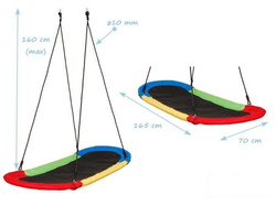 Storchennest voll 165 x 70 cm