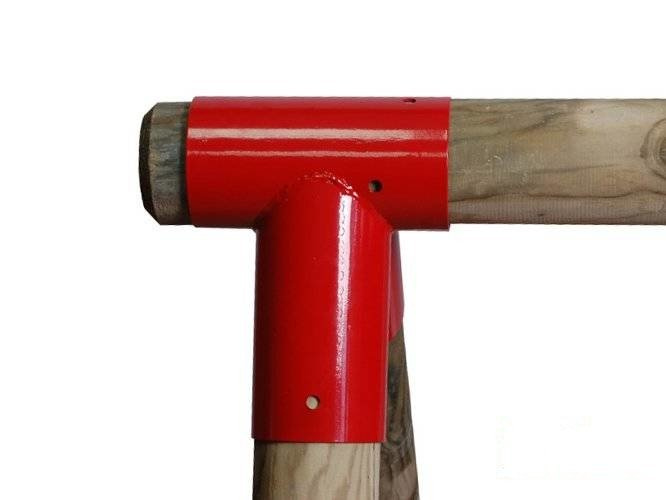 2 x Trägeranschluss Ø100 mm, 90°