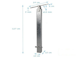 Wippenbalkengelenk mit Standfuss Typ II verzinkt
