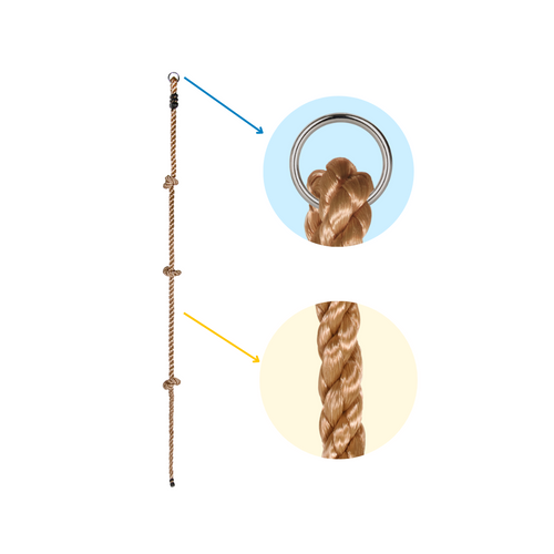 Kletterseil mit 3 Knoten - 26 mm