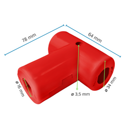 Kunststoffverbindung T für Herkules-Seil