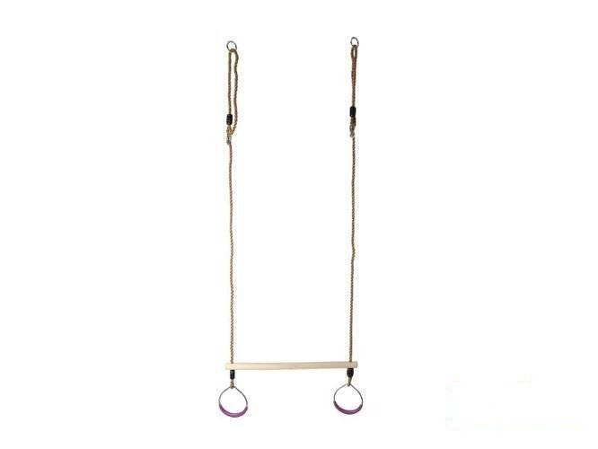 Gymnastisches Trapez mit runden Reifen