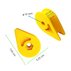 Buchse mit Sechskantloch M10