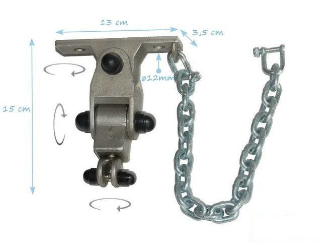 Schaukelgehänge aus Edelstahlguss Typ I