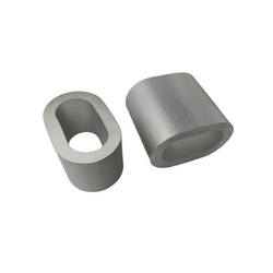 Aluminiumring oval 28 mm 18EK