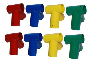 2 x Balkenanschluss Ø100 mm, 100°