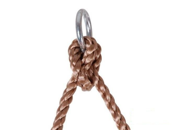 Strickleiter mit 5 Holzsprossen ECO