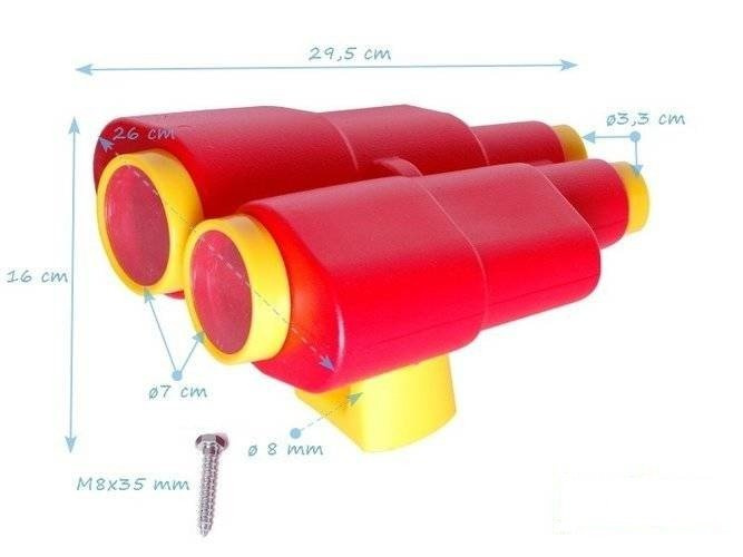 Lenkrad + Fernglas + Teleskop