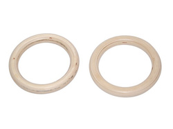 Gymnastikringe aus Holz (ohne Seile)