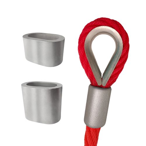 Aluminiumklemmring oval Typ II