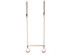 Gymnastisches Trapez mit runden Reifen