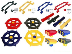 Griffset, Ruder + Fernglas + Teleskop - Schaukelzubehör