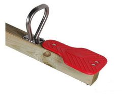 Griff für Wippe für Kantholz, Edelstahl