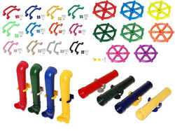 Griff-Set 240x75 mm + Lenkrad + Teleskop + Periskop